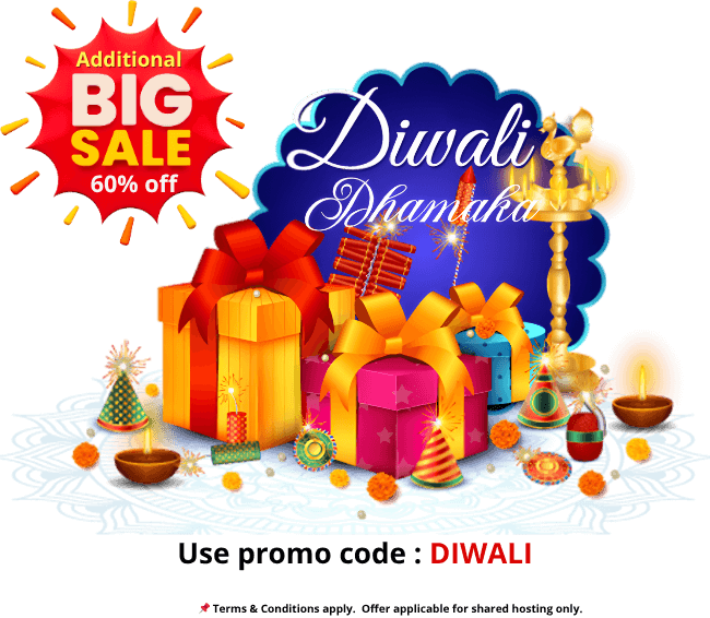  Diwali Offer additional 60% off banner